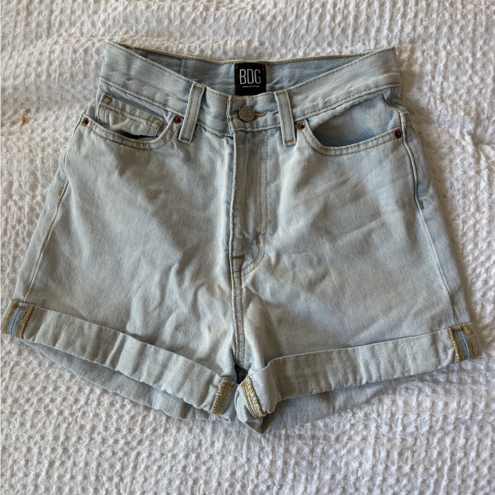 BDG Women's Light Wash Jean Shorts